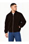 Zippered Velvet Jacket with Lining, Semi Oversize - 2