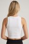 Women's White Halter Neck Crop - 3