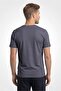 Men's Livid Gray Bambo V-Neck Half Sleeve T-Shirt - 3