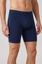 Men's Navy Blue Combed Modal Long Boxers