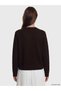 Alita City Lcw Modest Brown Hair Braid Patterned Women's Knitwear Sweater with a Difference - 4