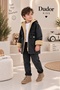 Boy's Hooded Wellsoft Garfield Thick Denim Coat