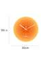 30 cm Tempered Wall Clock,Silent Non-Ticking Gradient Sunset Design,Battery Operated Modern Decor - 3