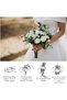 Spiral Ikebana Stem Holder Set,DIY Bouquet Twister for Flower Arrangements,Clear Vase Accessory,2 Pieces (S+L) - 6