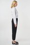 Grass Stitched Pipe Leg Trousers Black - 5
