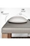 Massage Face Cradle Cushion,U-Shaped Face Pillow,Bed Massage Head Rest,Grey - 2