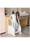 Foldable 3-Step Toddler Stool with Handles,Adjustable Kids Step Stool for Bathroom Sink and Kitchen Counter,Non-Slip Potty Training Ladder - 7