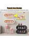 Wall Mountable Clear Display Case,11.8x3.5x4.5 Inch Magnetic Storage Box for Mini Figures and Dolls,Black - 4
