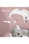Mini USB Cool Mist Animal Humidifier with LED Nightlight,400ml Portable Desktop Humidifier,Pink - 6