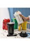 480ml Stainless Steel Coffee Mug,316 Insulated Car Water Cup with Wrist Strap,White - 3