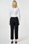 Grass Stitched Pipe Leg Trousers Black - 4