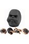 Funny Human Face Emotion Squeeze Ball,Creative Stress Relief Fidget Toy for Kids and Grown-up,Black - 6