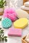 Bath Loofah Shower Loofah Shower Scrub Bath Scrub Heel Stone (Shower Set, Pumice Stone and Massage Comb) - 7