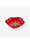 Tomato Red Ceramic Deep Plate 25 cm