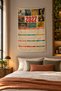 2027 Wall Cloth Calendar – Colorful Decorative Fabric Calendar, Modern Room Decoration