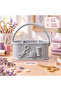 Sewing Supplies Organizer – Compartmentalized Organizer Box with Handle for Thread, Scissors, and Needles - 2