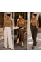 Women's full fisherman ribbed sweater - 3