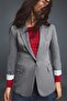Basic triko blazer ceket - 4