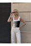 Square Collar Sleeveless Strappy Women's Bluz - 2