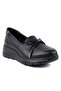 One Air Pillow 3195 Genuine Leather Women's Shoes-Black