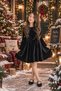 Girl's Velvet Birthday Christmas New Year New Year, Party, Wedding Dress