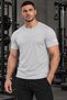 Men's Moisture Absorbing Quick Dry Athletic Technical Performance Sports T-shirt Drıfıt-shortcut