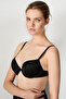 Deves Lol up Push up Soft Textured Underwire Black Bra - 4