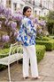 Women Tie-neck blouse - 2
