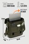 Gk15 Postman Vertical Crossbody Bag Green-green - 8