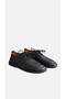 Marani̇ Lace-Up Detailed Leather Women's Loafer-Black Leather Esoo La Mi̇a - 9