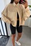 Transparent Jacket Shirt with Large Pockets and Standing Collar Per9753 - 4