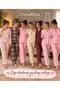 Cotton Buttoned Double Milan Pajama Set with Plaid Pattern - 5