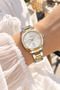 Steel Cord Silver Yellow Color, Waterproof, Guaranteed, Women Wristwatch Bracelet - 2