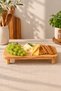 Natural Wooden Stand Presentation Stand / Presentation Plate Open - 3