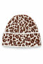 Women's Leopard Patterned Beanie Plush - 2