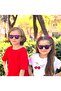WAYFARER BLACK/PURPLE MIRROR Polo Exchange Children's Glasses