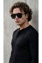 Design Ataturk Signed Black Uv-400 Protection Sunglasses - 6