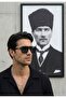 Design Ataturk Signed Black Uv-400 Protection Sunglasses