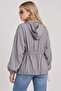Stone Hooded Woven Jacket Lby0087 Gray - 5