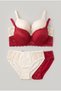 Stylish and Comfortable Bra Set with Lace and Padded Support - 6