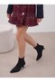 Celeste Rosa Women's Pointed Toe Heeled Boots 0012400 Black Suede - 3