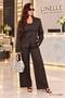 Striped Woven Blazer & Wide-Leg Co-Ord Set - 3