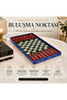 Luxury metal chess set with pegasus horse figure, chrome plated, green marble patterned 20x20 cm gift set - 5