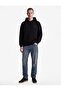Long Sleeve Three Threaded Yarns Comfortable Fit Kangaroo Pocket Hooded Printed Sweatshirt