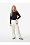 Wide Leg Ecru Girls' Sweatpants 6Wkg40084Ak