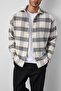 Brandon Relaxed Fit Cotton Wide Striped Lumberjack Men's Shirt - Light Blue - 6