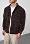 Brandon Relaxed Fit Cotton Wide Striped Lumberjack Men's Shirt - Brown - 4