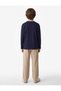 Printed Crew Neck Long Sleeve Cotton T-Shirt - 3