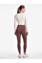 High Waist Slim Fit Sports Leggings with Stitching Detail - 3