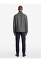Long Sleeve Regular Fit Buttoned Shirt Collar Cashmere Jacket with Flap Pockets - 3